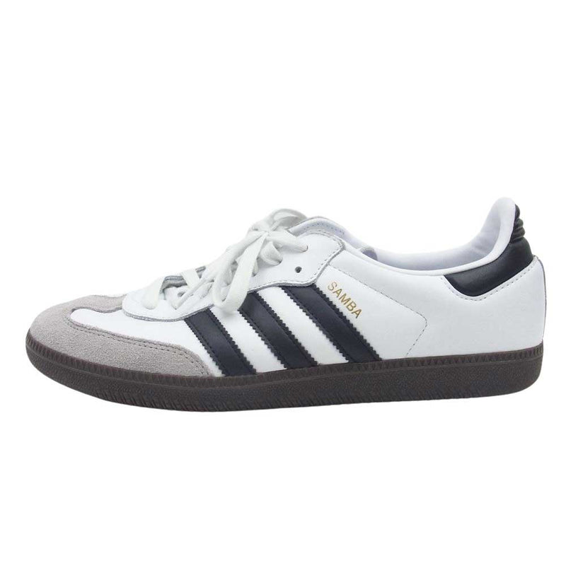 adidas アディダス B75806 SAMBA OG WHITE サンバ ローカット スニーカー ホワイト系 27cm【中古】