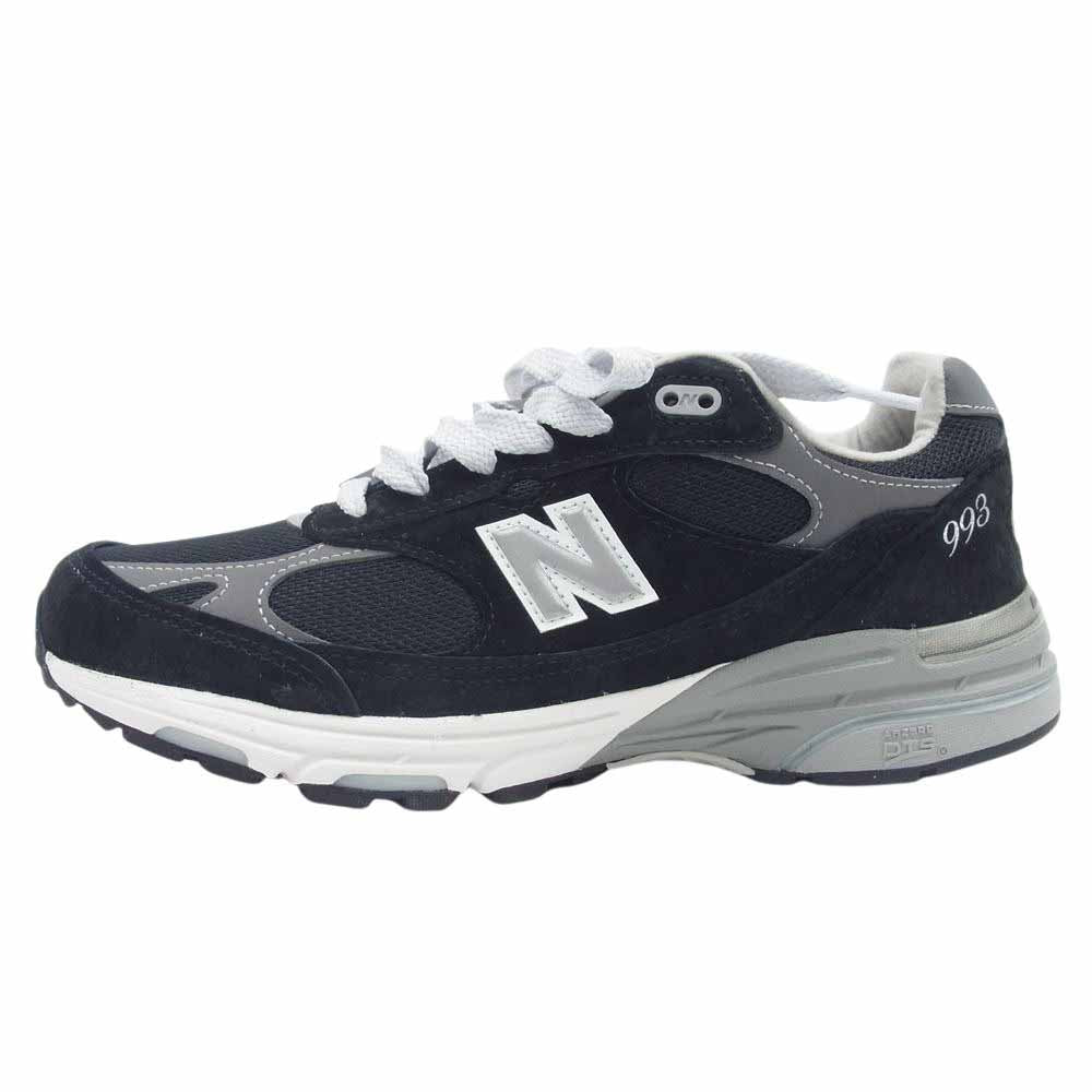 NEW BALANCE ニューバランス MR993BK フェイクバスターズ鑑定済 USA製 993 スエード メッシュ ローカット スニーカー ブラック系 27cm【新古品】【未使用】【中古】