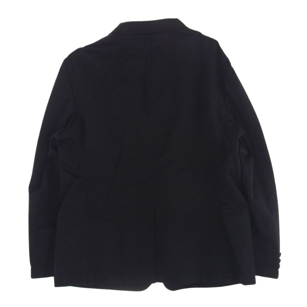 COMME des GARCONS HOMME コムデギャルソンオム 20AW HF-J005 パッカリング コットン 3B テーラードジャケット ネイビー系 L【美品】【中古】