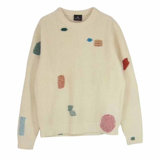 Paul Smith ポール・スミス 18AW PY-5C-89062 ウール ニット セーター ベージュ系 L【中古】