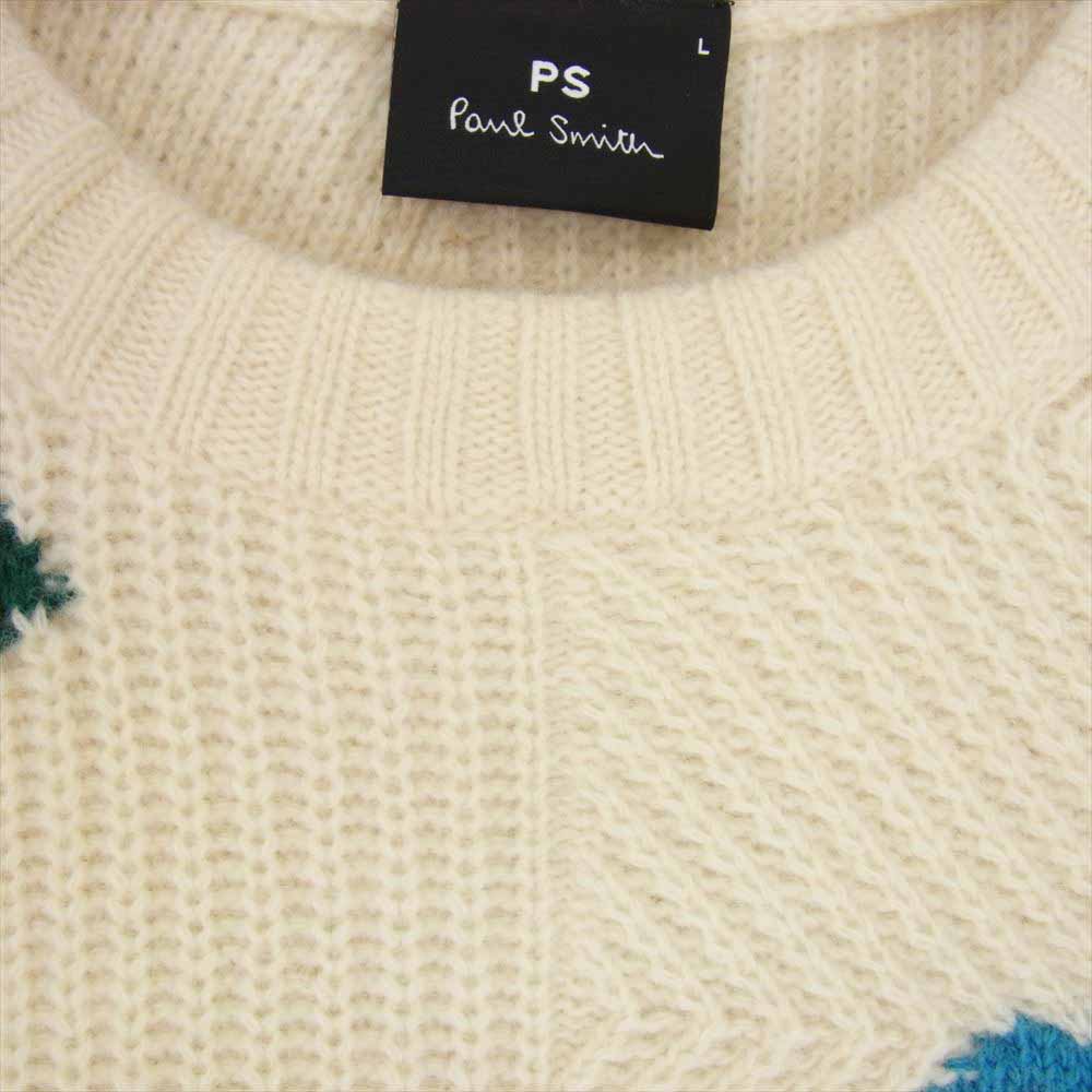 Paul Smith ポール・スミス 18AW PY-5C-89062 ウール ニット セーター ベージュ系 L【中古】