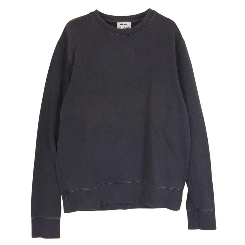 ACNE STUDIOS アクネストゥディオズ 2HG163 Casey Vintage Crew Sweat ケイシー ヴィンテージ クルーネック スウェット トレーナー グレー系 XS【中古】