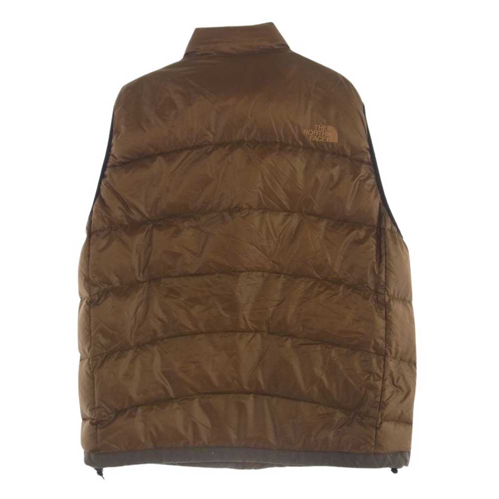 THE NORTH FACE ノースフェイス ND13300 SUMMIT SERIES Aconcagua Vest アコンカグア ダウン ベスト ブラウン系 L【中古】