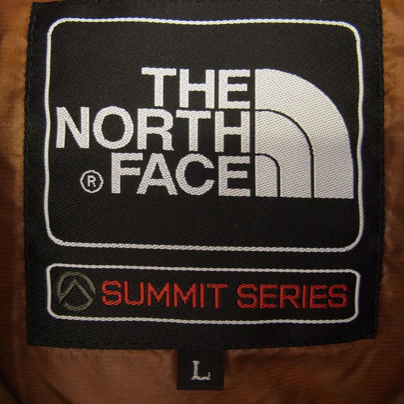 THE NORTH FACE ノースフェイス ND13300 SUMMIT SERIES Aconcagua Vest アコンカグア ダウン ベスト ブラウン系 L【中古】