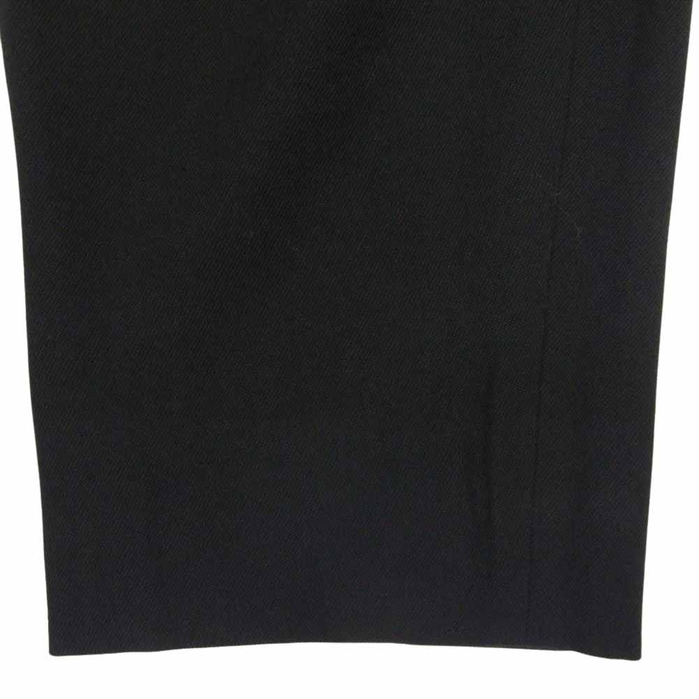 COMME des GARCONS HOMME PLUS コムデギャルソンオムプリュス AD2022 PJ-O011 ウール ウエストゴム イージー ワイド テーパード スラックスパンツ ブラック系 XS【中古】