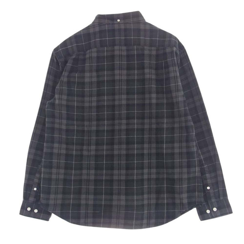 Supreme シュプリーム 24AW Plaid Flannel Shirt チェック フランネル シャツ ブラック系 M【極上美品】【中古】