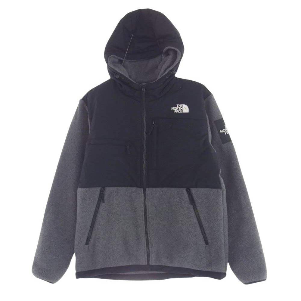 THE NORTH FACE ノースフェイス NA72052 Denali Hoodie デナリ フーディー フリース ジャケット ブラック系 グレー系 S【中古】