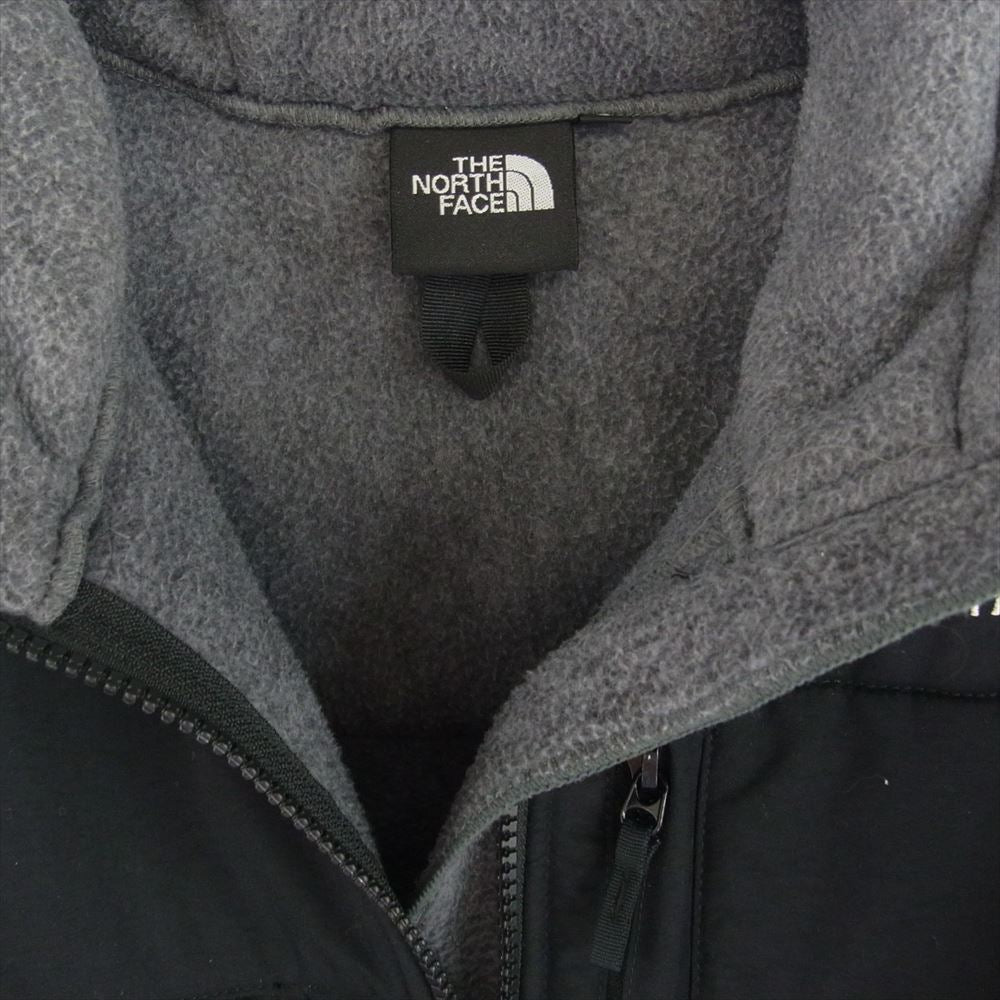 THE NORTH FACE ノースフェイス NA72052 Denali Hoodie デナリ フーディー フリース ジャケット ブラック系 グレー系 S【中古】