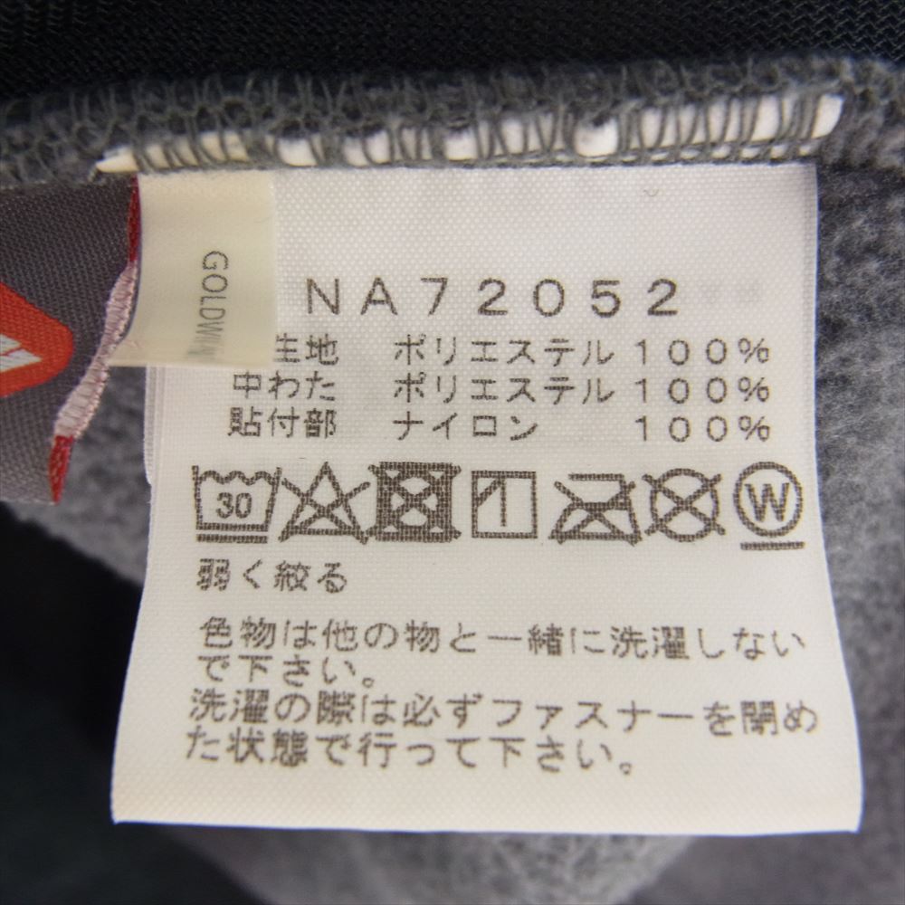 THE NORTH FACE ノースフェイス NA72052 Denali Hoodie デナリ フーディー フリース ジャケット ブラック系 グレー系 S【中古】