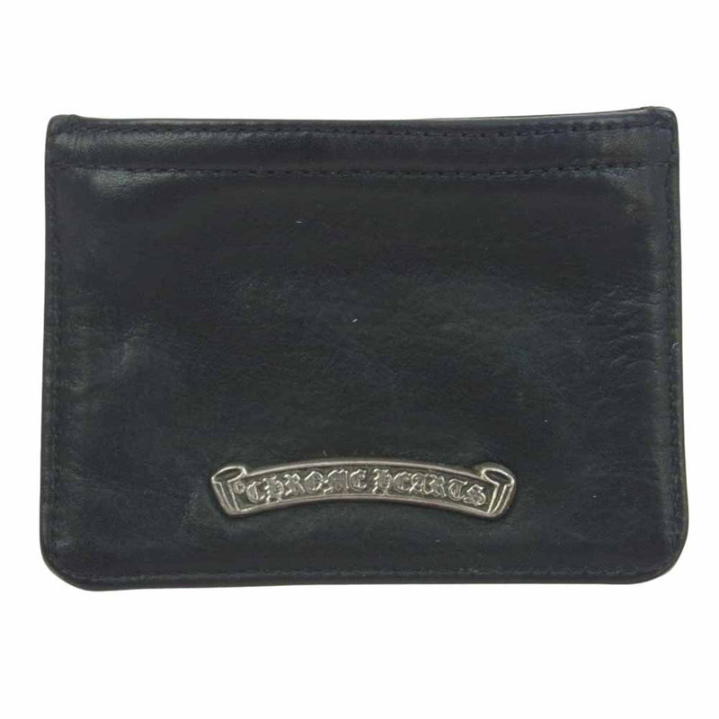 CHROME HEARTS クロムハーツ（原本無） ZPR CHNG 3×4 ジッパー チェンジパース レザー コインケース 小銭入れ ブラック系【中古】