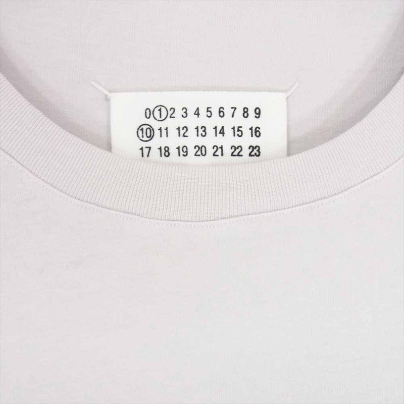 MAISON MARGIELA メゾンマルジェラ S50GC0690 SHORT SLEEVE TEE 四つタグ ショートスリーブ 半袖 クルーネック Ｔシャツ グレー系 XL【中古】