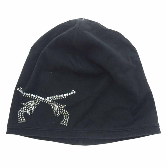 ROAR ロアー ガンズ 二丁拳銃 ラインストーン ニット帽 ニットキャップ ブラック系 1【中古】