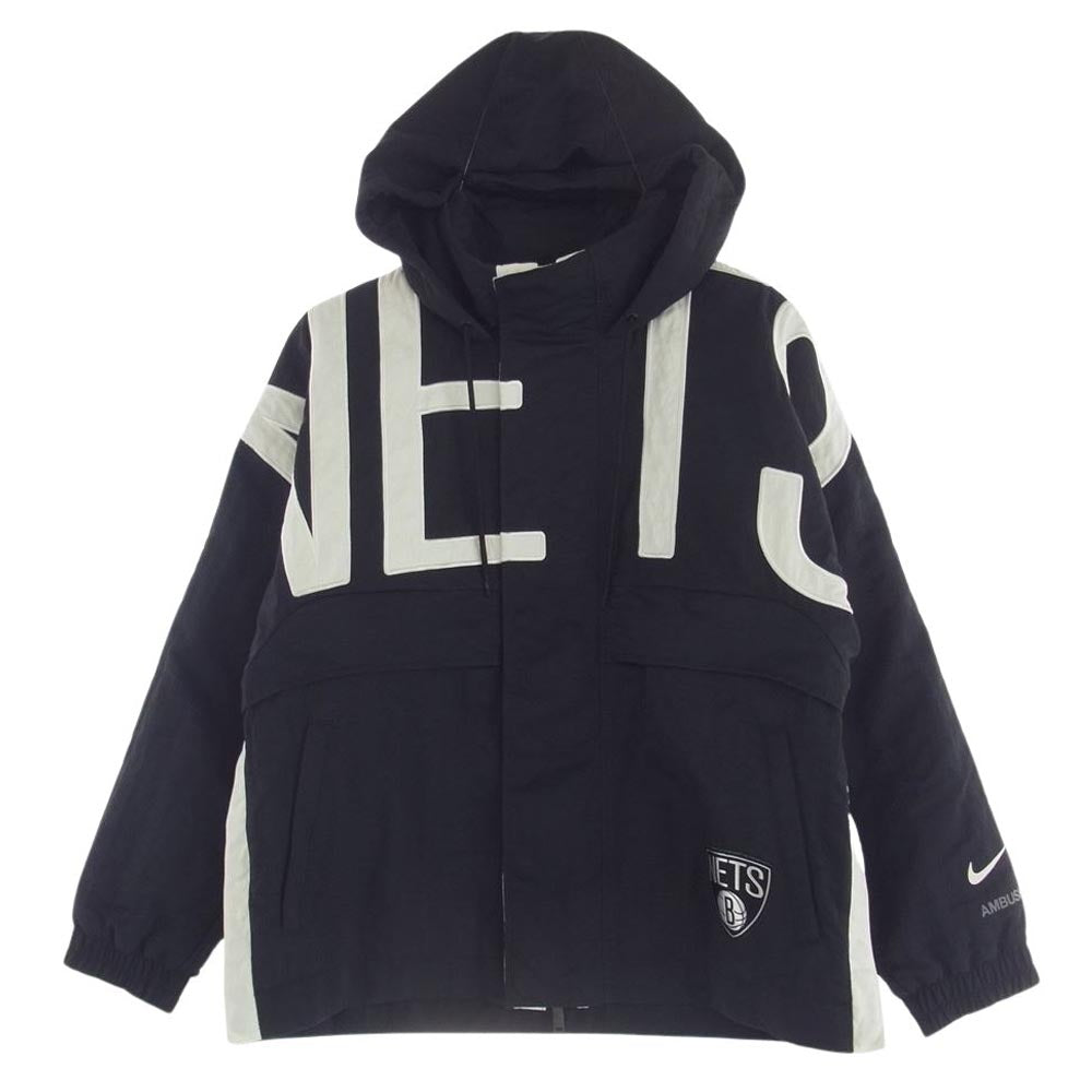 NIKE ナイキ DB9567-010 Ambush アンブッシュ NBA Collection Nets Jacket ネッツ 中綿フーデッド ジャケット ブラック系 S【中古】