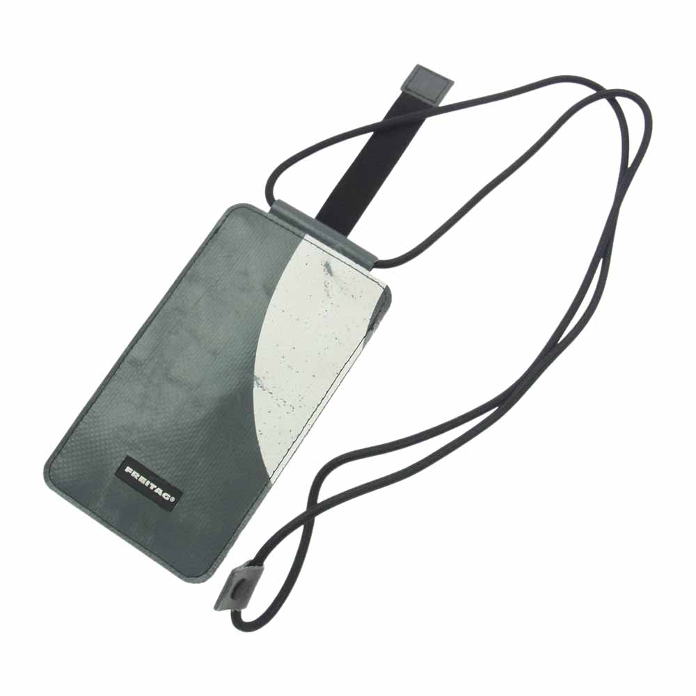 FREITAG フライターグ F338 FOX フォックス マイフォーン ネック ポーチ ショルダー グレー系【中古】
