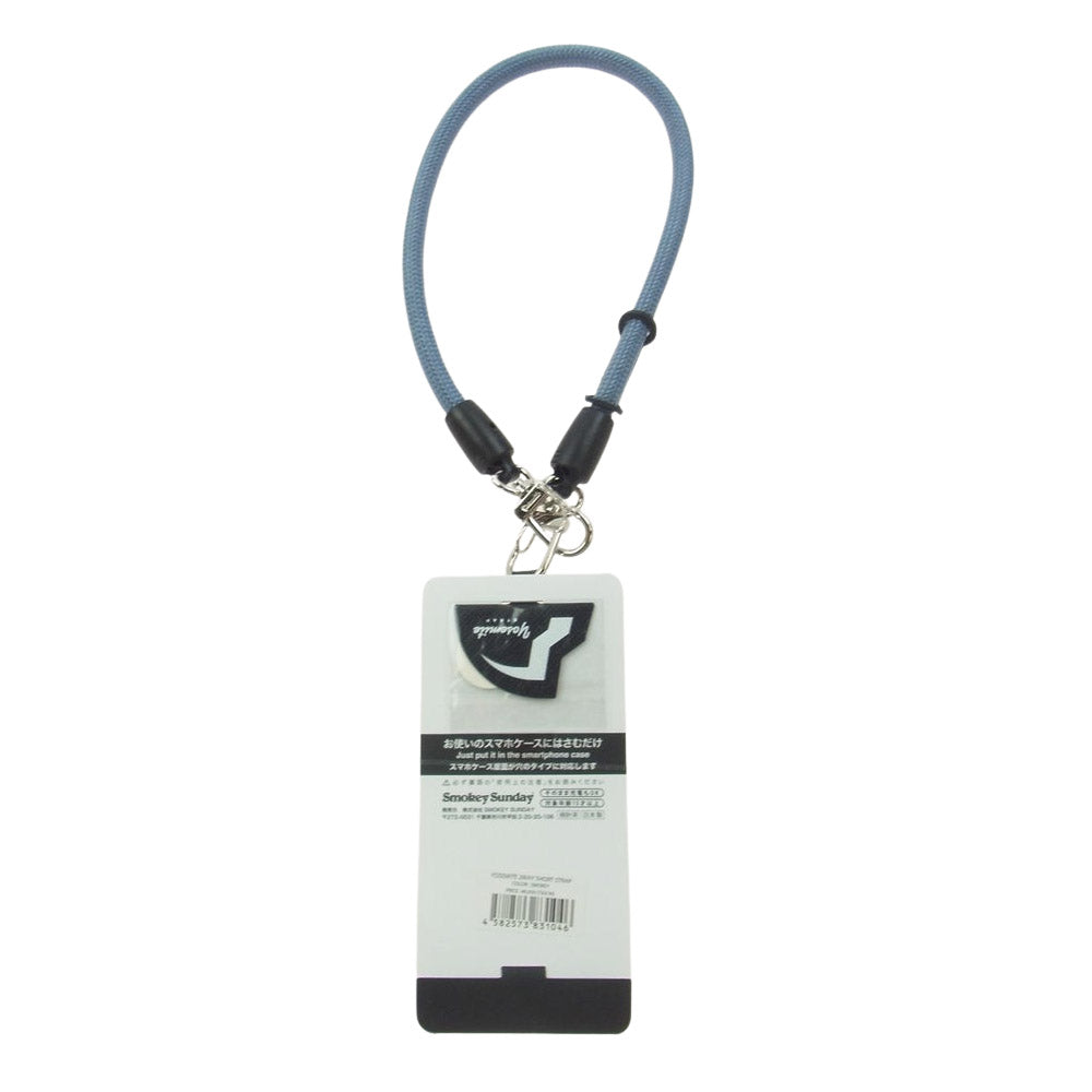 ヨセミテ モバイルストラップ 2WAY SHORT STRAP ショート ストラップ ライトブルー系【極上美品】【中古】