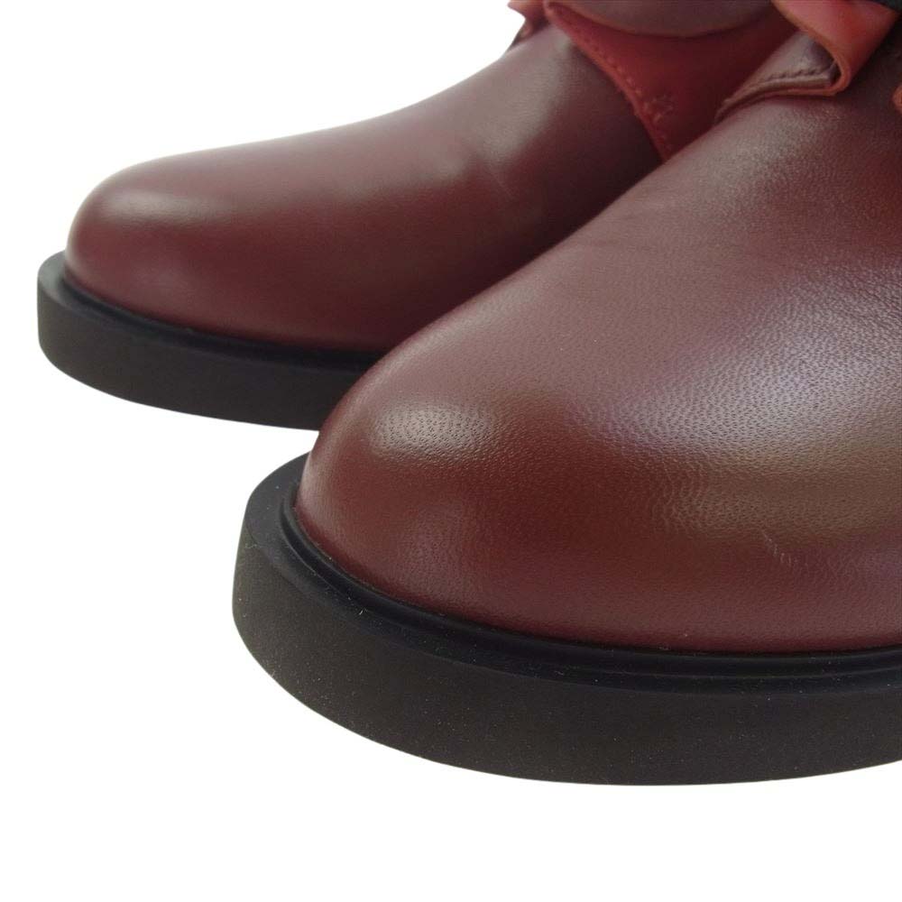 CAMPER カンペール TWINS ツインズ プレーントゥ シューズ レッド系 38【極上美品】【中古】