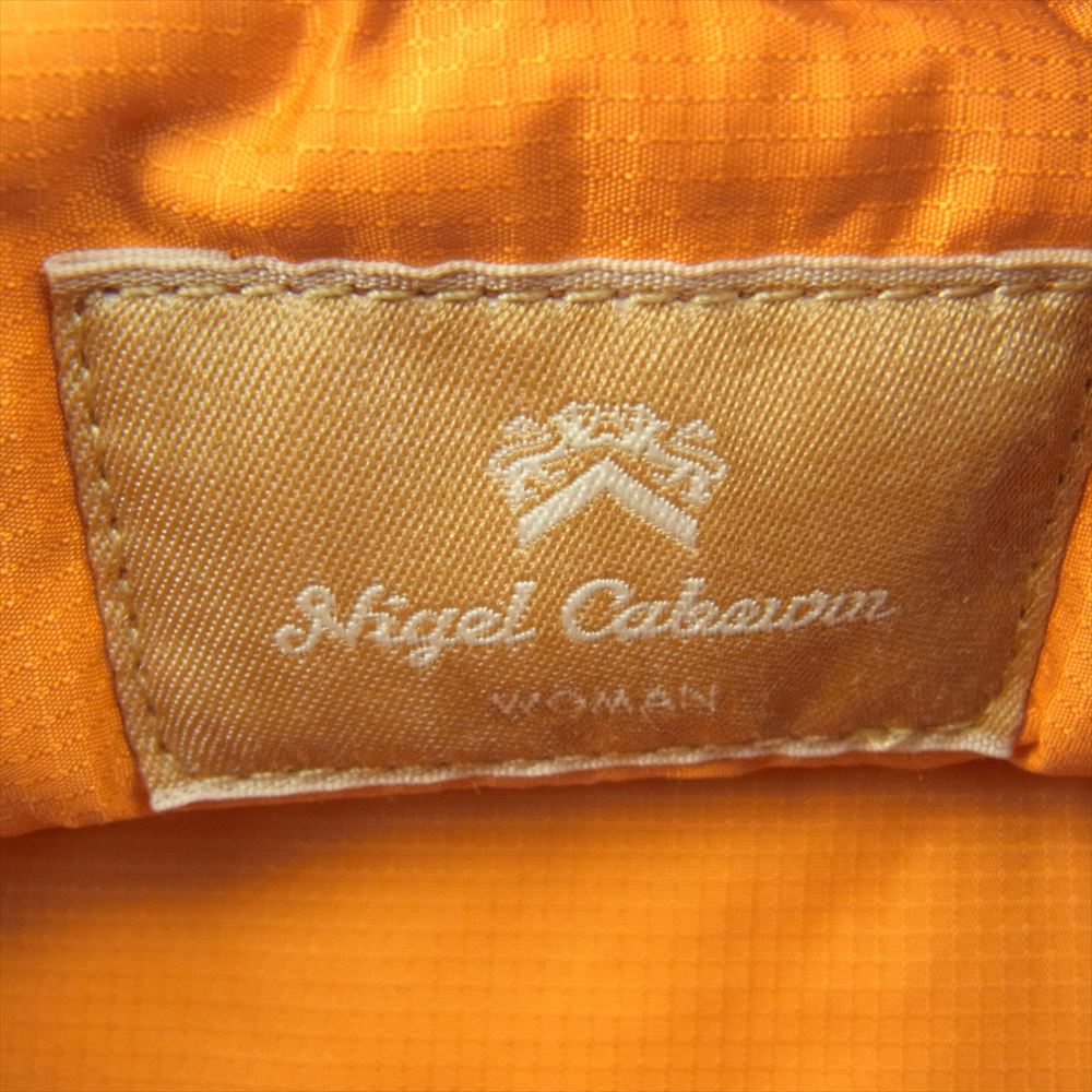 Nigel Cabourn ナイジェルケーボン 24SS WOMAN HELMET BAG ナイロン ヘルメット バッグ カーキ系【美品】【中古】