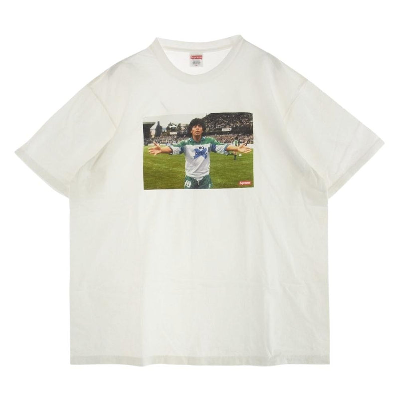 Supreme シュプリーム 24SS Maradona Tee マラドーナ Tシャツ 半袖 カットソー ホワイト系 XL【中古】