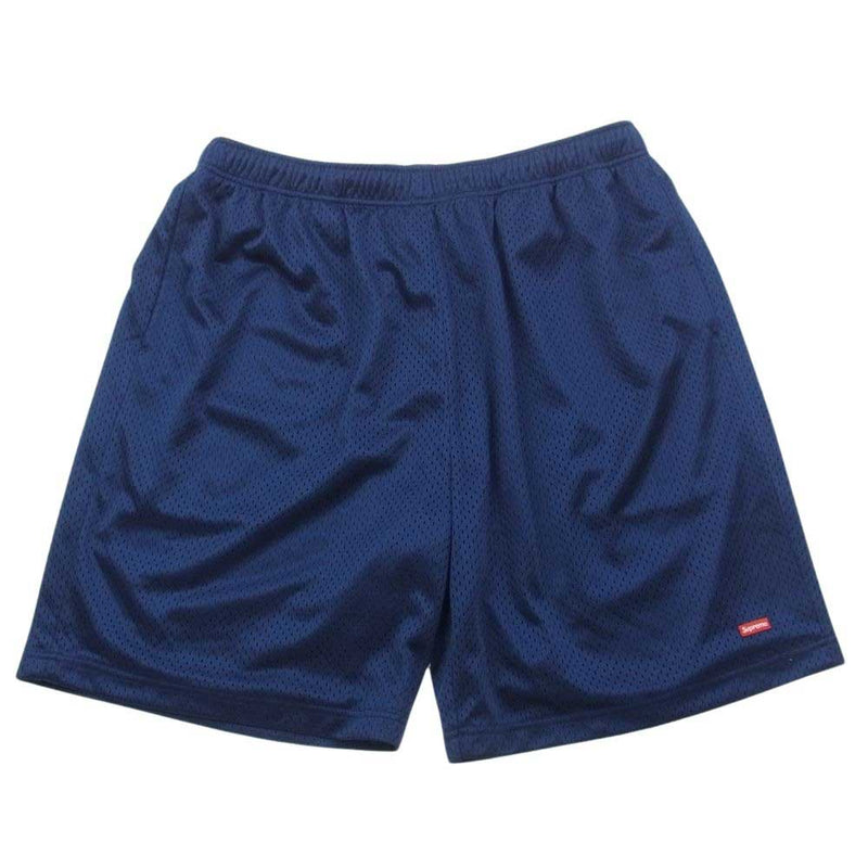 Supreme シュプリーム 24SS Small Box Baggy Mesh Short スモール ボックス ロゴ バギー メッシュ ショーツ ショート ハーフ パンツ ダークネイビー系 M【中古】