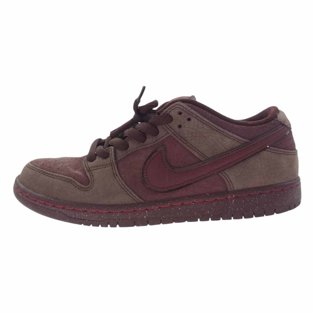 NIKE ナイキ FN0619-600 SB Dunk Low PRM City of Love Burgundy ダンク ロー PRM シティ オブ ラブ バーガンディ スニーカー エンジ系 27.5cm【中古】