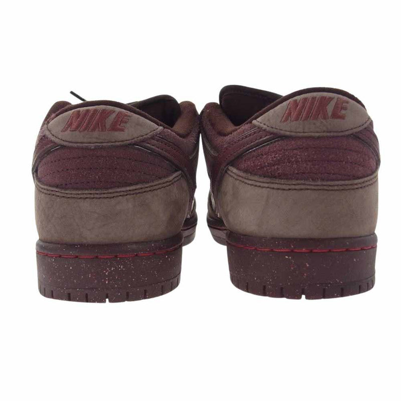 NIKE ナイキ FN0619-600 SB Dunk Low PRM City of Love Burgundy ダンク ロー PRM シティ オブ ラブ バーガンディ スニーカー エンジ系 27.5cm【中古】