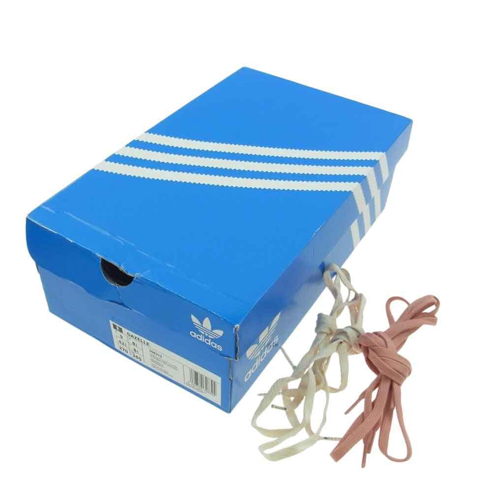 adidas アディダス IG6213 Originals Gazelle Wonder Ink Footwear White Core White ガゼル スニーカー 27cm【中古】