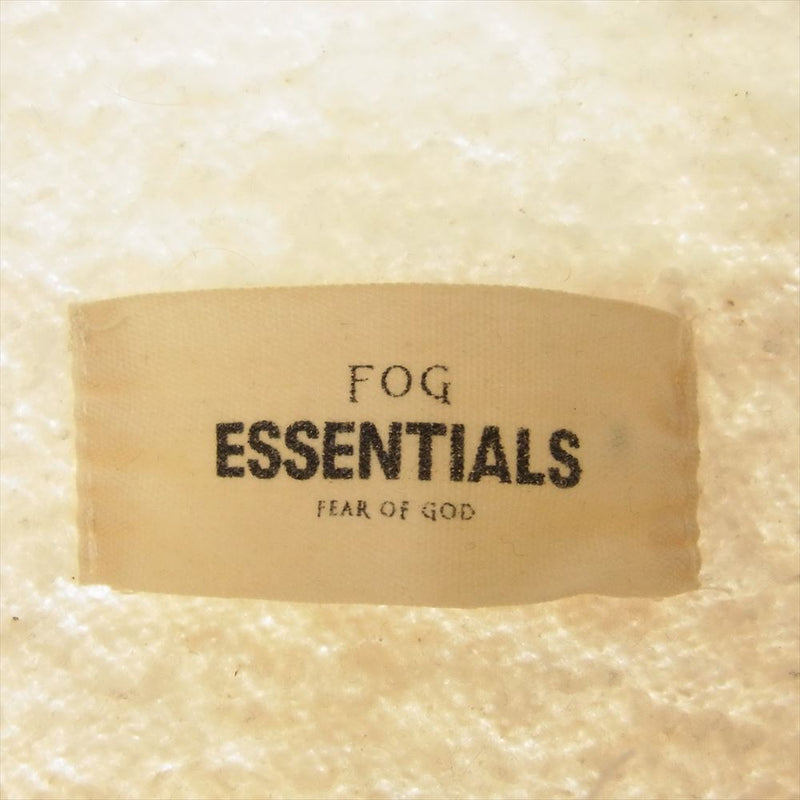 FEAR OF GOD フィアオブゴッド ESSENTIALS エッセンシャルズ バック ロゴ フーディー パーカー スウェット グレー グレー系 S【中古】