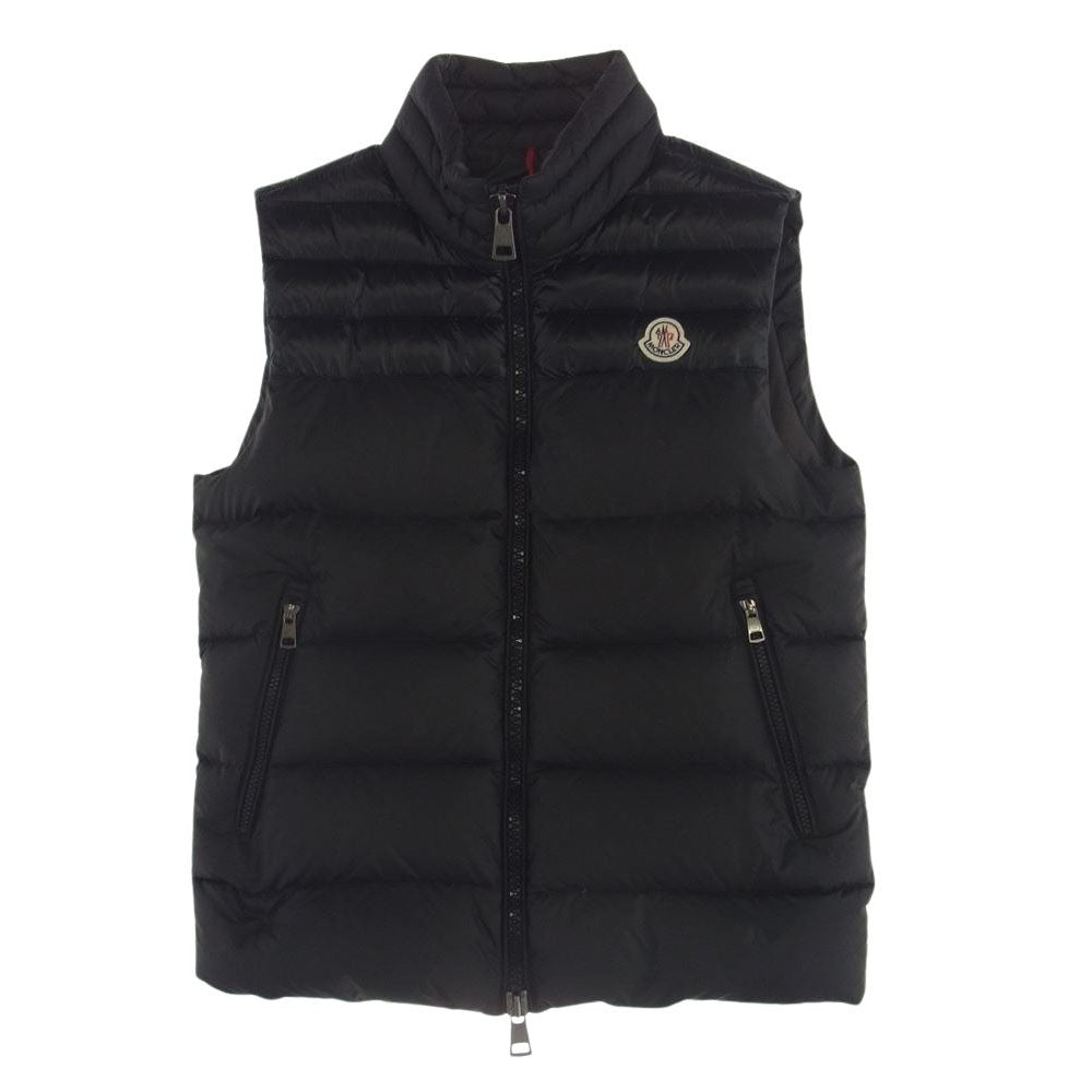 MONCLER モンクレール DUPRES GILET デュプレス ジレ 切替 ダウン ベスト ブラック系 1【中古】