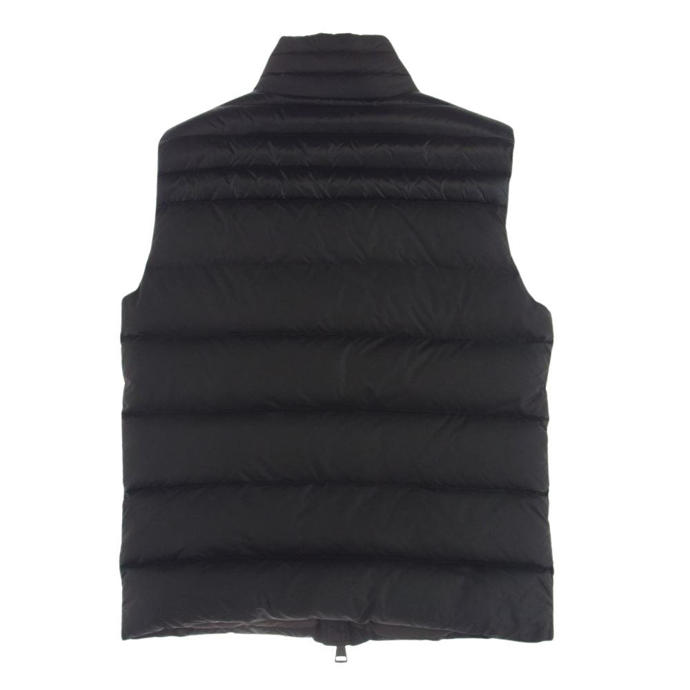 MONCLER モンクレール DUPRES GILET デュプレス ジレ 切替 ダウン ベスト ブラック系 1【中古】