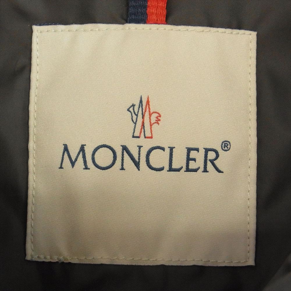 MONCLER モンクレール DUPRES GILET デュプレス ジレ 切替 ダウン ベスト ブラック系 1【中古】