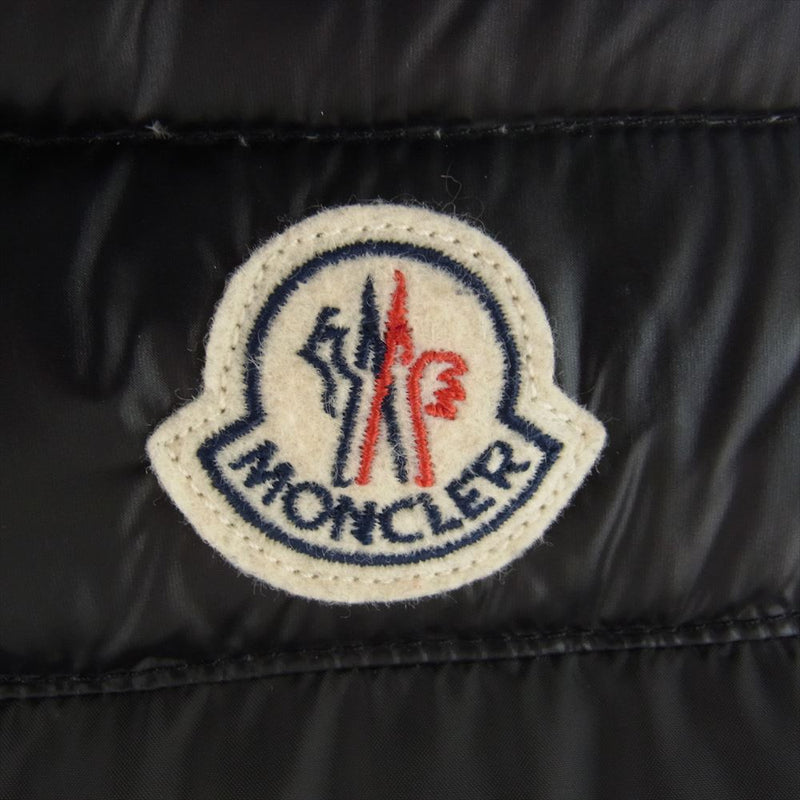 MONCLER モンクレール DUPRES GILET デュプレス ジレ 切替 ダウン ベスト ブラック系 1【中古】