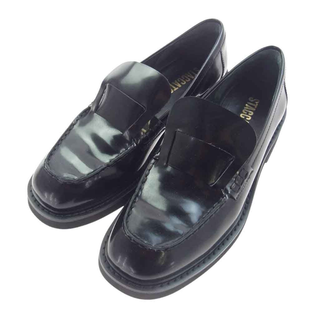 スタッカート 350HS148-8170 スコーン ライト ローファー ブラック系 24.0cm【中古】