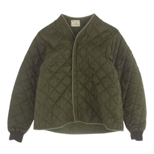 オランダ軍 キルティング ライナー ジャケット カーキ系 88×92【中古】