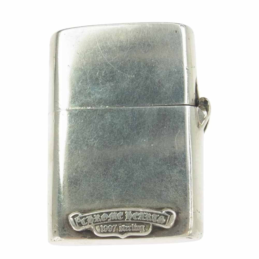 CHROME HEARTS クロムハーツ（原本無） ZIPPO LIGHTERZ-V1 V1 オールド スモールCHクロス ジッポ ライター シルバー系【中古】