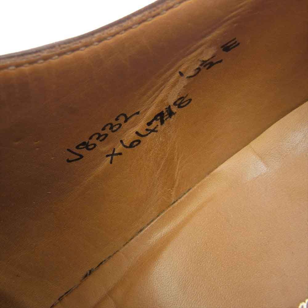 ロイドフットウェア J8332 プレーントゥ レザー ドレスシューズ ブラウン系 6.5【中古】