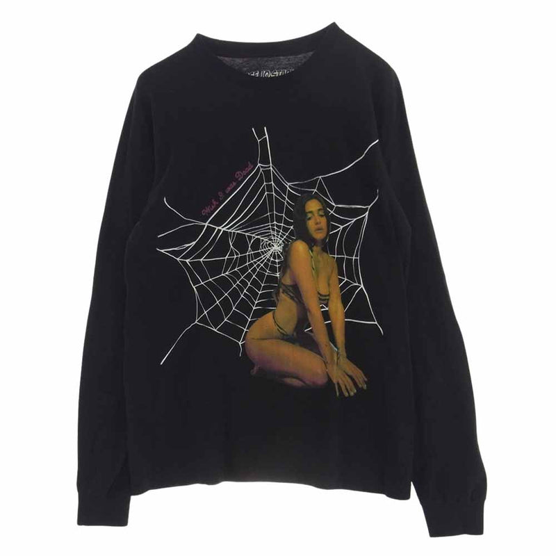 ジェシー ジョー スターク spider web TEE スパイダー プリント 長袖 Tシャツ ブラック系 M【中古】