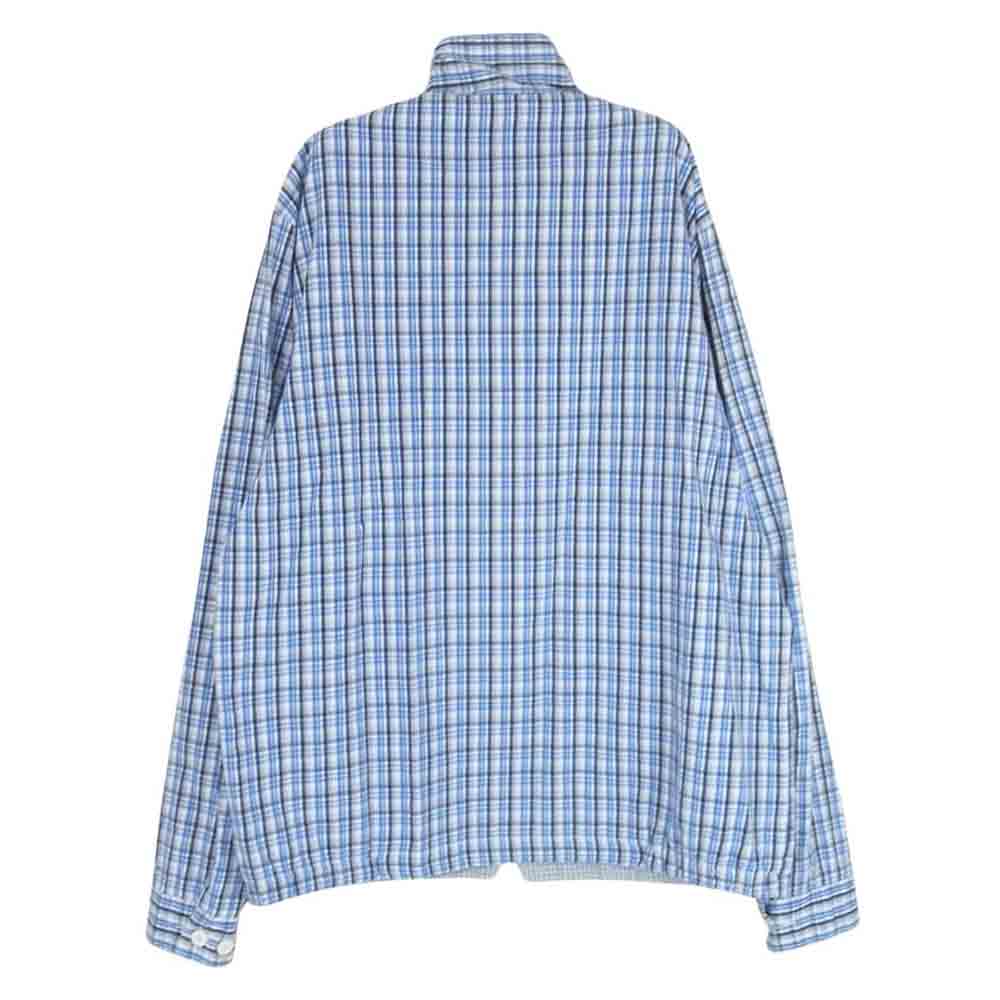 STUSSY ステューシー リバーシブル ストライプ シャツ ジャケット ブルー系 M【中古】