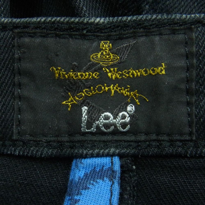 Vivienne Westwood ヴィヴィアンウエストウッド Anglomania for Lee BONDAGE JEAN ボンデージ ジーンズ パンツ ブラック系 W34 L34【中古】