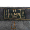 FENDI フェンディ イタリア製 オールド フェンディ デニム パンツ ブラック系【中古】
