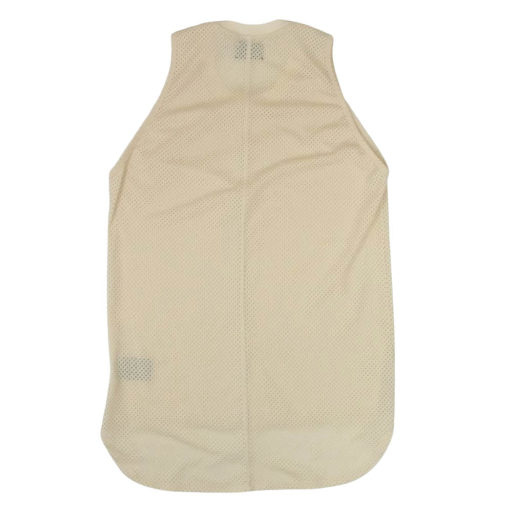FEAR OF GOD フィアオブゴッド FIFTH COLLECTION MESH TANK メッシュ ロング レイヤードカットソー タンクトップ オフホワイト M【中古】
