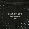 FEAR OF GOD フィアオブゴッド FIFTH COLLECTION MESH TANK メッシュ ロング レイヤードカットソー タンクトップ ブラック ブラック系 M【中古】