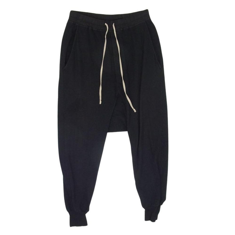 Rick Owens リックオウエンス 18AW DU18F7394-BG DRKSHDW ダークシャドウ PRISONNER DRAWSTRING PANTS プリズナー ドローストリング サルエル ロングパンツ ブラック系 XS【中古】