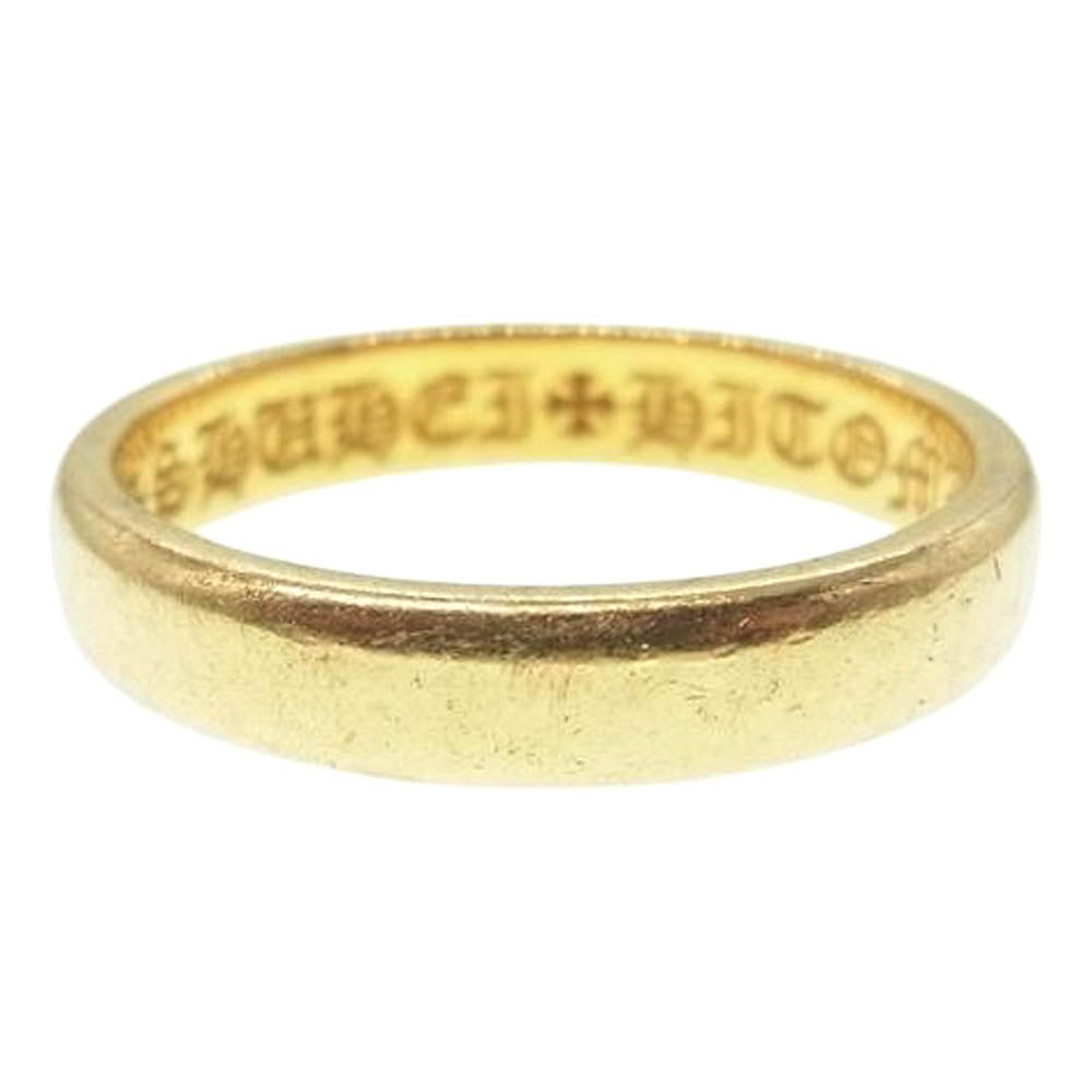 CHROME HEARTS クロムハーツ（原本無） 22K BBBLGM WEDDING RING ウェディング バンド リング 7号【中古】