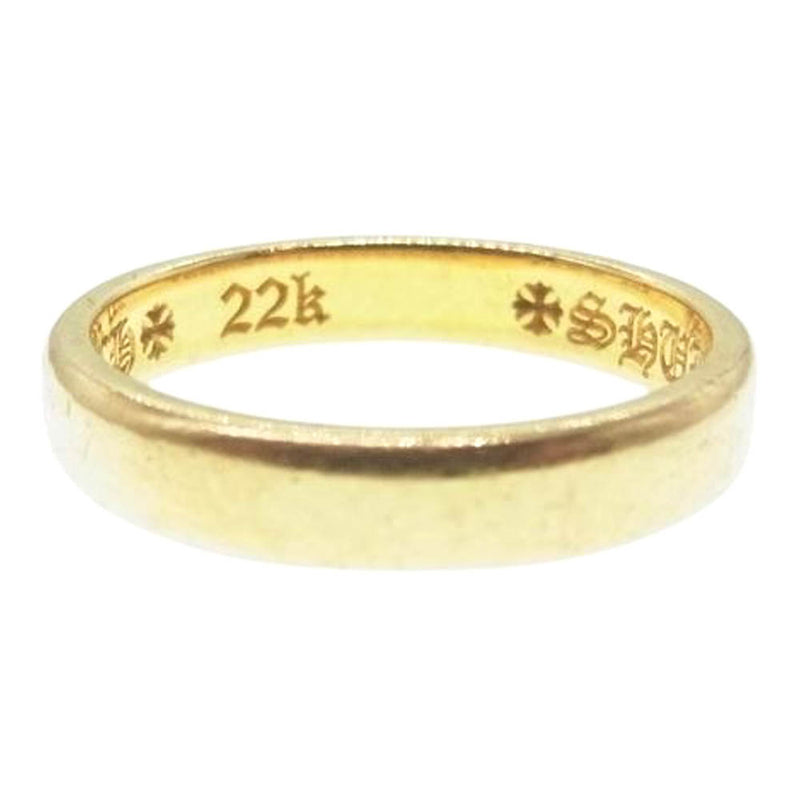 CHROME HEARTS クロムハーツ（原本無） 22K BBBLGM WEDDING RING ウェディング バンド リング 7号【中古】