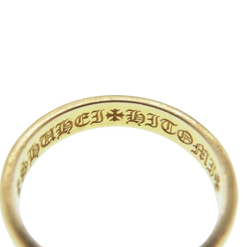 CHROME HEARTS クロムハーツ（原本無） 22K BBBLGM WEDDING RING ウェディング バンド リング 7号【中古】