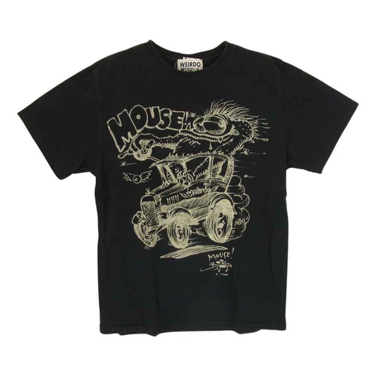 BY GLADHAND バイグラッドハンド × WEIRDO ウィアード プリント Tシャツ 半袖 ブラック系 M【中古】
