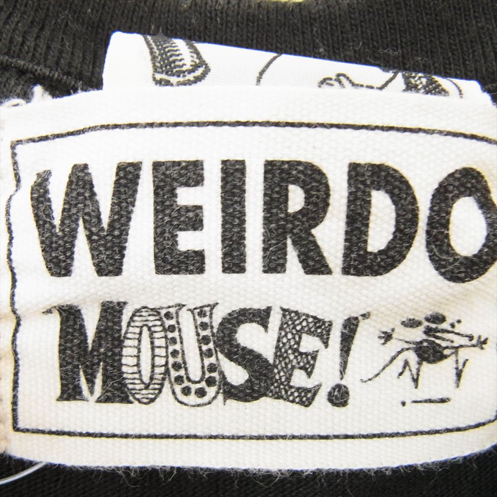 BY GLADHAND バイグラッドハンド × WEIRDO ウィアード プリント Tシャツ 半袖 ブラック系 M【中古】