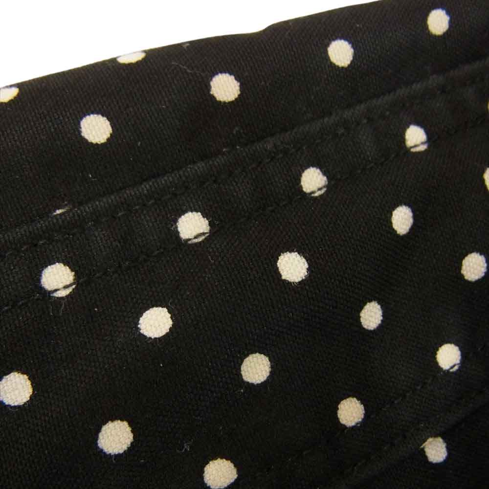 WACKO MARIA ワコマリア 15SS-DOT-08 刺繍 ドット ボタンダウン 半袖 シャツ ブラック系 M【中古】