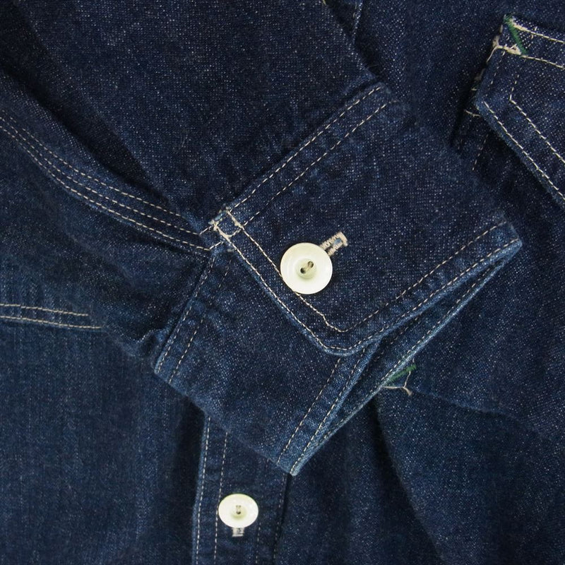 トロフィー クロージング Signal Denim Shirt 長袖 デニムワークシャツ インディゴブルー系 14/S【中古】