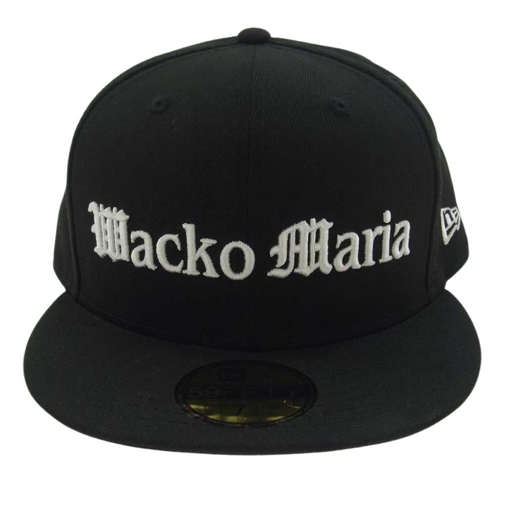 WACKO MARIA ワコマリア × NEWERA ニューエラ 59 FIFTY ベース ボール キャップ ブラック系 58.7cm【中古】